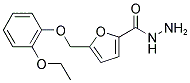 5-(2-ETHOXY-PHENOXYMETHYL)-FURAN-2-CARBOXYLIC ACID HYDRAZIDE 结构式