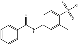 4-BENZOYLAMINO-2-METHYL-BENZENESULFONYL CHLORIDE 结构式