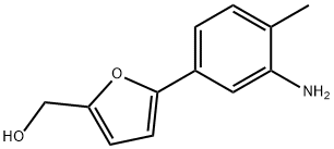 [5-(3-AMINO-4-METHYLPHENYL)-2-FURYL]METHANOL 结构式