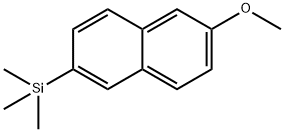 2-(TRIMETHYLSILYL)-6-METHOXYNAPHTHALENE 结构式