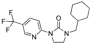 1-(CYCLOHEXYLMETHYL)-3-[5-(TRIFLUOROMETHYL)PYRIDIN-2-YL]IMIDAZOLIDIN-2-ONE 结构式