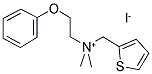 N,N-DIMETHYL-N-2-PHENOXYETHYL-N-2'-THENYLAMMONIUM IODIDE 结构式