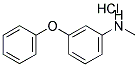 (3-PHENOXYPHENYL)METHYLAMINE HYDROCHLORIDE 结构式