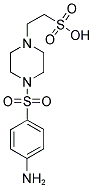 2-[4-(4-AMINO-BENZENESULFONYL)-PIPERAZIN-1-YL]-ETHANE SULFONIC ACID 结构式