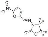 呋喃唑酮-D4 结构式