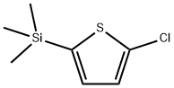 (5-氯噻吩-2-基)三甲基硅烷 结构式