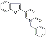 5-(1-BENZOFURAN-2-YL)-1-BENZYLPYRIDIN-2(1H)-ONE 结构式