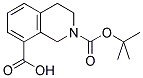 3,4-DIHYDRO-1H-ISOQUINOLINE-2,8-DICARBOXYLIC ACID 2-TERT-BUTYL ESTER 结构式