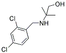 2-((2,4-Dichlorobenzyl)amino)-2-methylpropan-1-ol 结构式