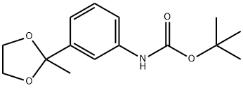 tert-Butyl(3-(2-methyl-1,3-dioxolan-2-yl)phenyl)carbamate