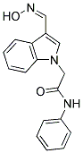 2-{3-[(Z)-(HYDROXYIMINO)METHYL]-1H-INDOL-1-YL}-N-PHENYLACETAMIDE 结构式