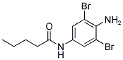 N-(4-AMINO-3,5-DIBROMOPHENYL)PENTANAMIDE 结构式