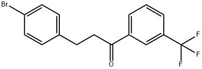 3-(4-Bromophenyl)-3'-trifluoromethylpropiophenone 结构式