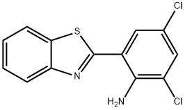 2-(1,3-BENZOTHIAZOL-2-YL)-4,6-DICHLOROANILINE 结构式