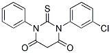 1-(3-Chlorophenyl)-3-phenyl-2-thioxodihydropyrimidine-4,6(1H,5H)-dione 结构式