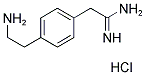 2-[4-(2-Amino-ethyl)-phenyl]-acetamidine HCl 结构式