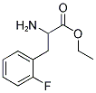 2-AMINO-3-(2-FLUORO-PHENYL)-PROPIONIC ACID ETHYL ESTER 结构式