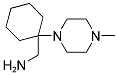 C-[1-(4-METHYL-PIPERAZIN-1-YL)-CYCLOHEXYL]-METHYLAMINE 结构式