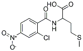 2-(2-CHLORO-4-NITRO-BENZOYLAMINO)-4-METHYLSULFANYL-BUTYRIC ACID 结构式