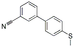 4'-(METHYLSULFANYL)[1,1'-BIPHENYL]-3-CARBONITRILE 结构式