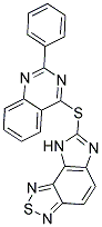 7-[(2-PHENYLQUINAZOLIN-4-YL)THIO]-8H-IMIDAZO[4,5-E][2,1,3]BENZOTHIADIAZOLE 结构式