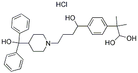 FEXOFENIDINE HYDROCHLORIDE 结构式