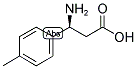 (S)-3-氨基-3-(4-甲基苯基)-丙酸 结构式