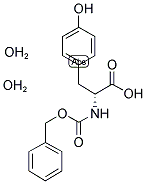 Z-D-TYR-OH 2H2O 结构式
