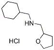 CYCLOHEXYLMETHYL-(TETRAHYDRO-FURAN-2-YLMETHYL)-AMINE HYDROCHLORIDE 结构式
