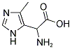 AMINO-(5-METHYL-3H-IMIDAZOL-4-YL)-ACETIC ACID 结构式