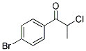 1-(4-BROMO-PHENYL)-2-CHLORO-PROPAN-1-ONE 结构式