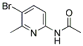 2-ACETYLAMINO-5-BROMO-6-METHYLPYRIDINE 结构式