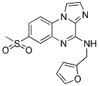 N-(2-FURYLMETHYL)-7-(METHYLSULFONYL)IMIDAZO[1,2-A]QUINOXALIN-4-AMINE 结构式