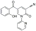 5-(2-HYDROXY-BENZOYL)-2-OXO-2H-[1,2']BIPYRIDINYL-3-CARBONITRILE 结构式