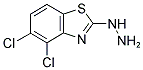 4,5-DICHLORO-2-BENZOTHIAZOLEHYDRAZINE 结构式