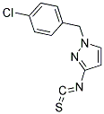 1-(4-CHLORO-BENZYL)-3-ISOTHIOCYANATO-1H-PYRAZOLE 结构式