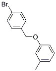 4-BROMOBENZYL-(3-METHYLPHENYL)ETHER 结构式
