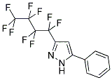 3-(PERFLUOROBUTYL)-5-(PHENYL)PYRAZOLE 结构式