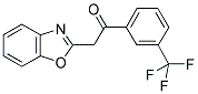 2-(1,3-BENZOXAZOL-2-YL)-1-[3-(TRIFLUOROMETHYL)PHENYL]ETHANONE 结构式