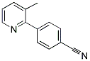 2-(4-CYANOPHENYL)-3-METHYLPYRIDINE 结构式