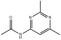 N-(2,6-DIMETHYL-4-PYRIMIDINYL)ACETAMIDE 结构式