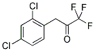 3-(2,4-DICHLOROPHENYL)-1,1,1-TRIFLUOROPROPAN-2-ONE 结构式