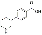 3-(4-CARBOXYPHENYL)PIPERIDINE 结构式