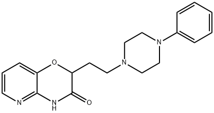 2-[2-(4-PHENYLPIPERAZINO)ETHYL]-2H-PYRIDO[3,2-B][1,4]OXAZIN-3(4H)-ONE 结构式