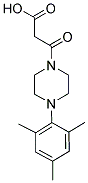 3-(4-MESITYLPIPERAZIN-1-YL)-3-OXOPROPANOIC ACID 结构式