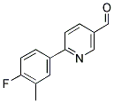 6-(4-FLUORO-3-METHYL-PHENYL)-PYRIDINE-3-CARBALDEHYDE 结构式