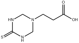 3-(4-THIOXO-[1,3,5]TRIAZINAN-1-YL)-PROPIONIC ACID 结构式