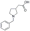 1-BENZYL-3-PYRROLIDINEACETIC ACID 结构式