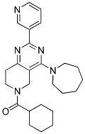 (4-AZEPAN-1-YL-2-PYRIDIN-3-YL-7,8-DIHYDRO-5H-PYRIDO[4,3-D]PYRIMIDIN-6-YL)-CYCLOHEXYL-METHANONE 结构式