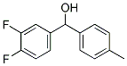 3,4-DIFLUORO-4'-METHYLBENZHYDROL 结构式
